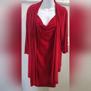 Jones New York Vibrant Red Dress